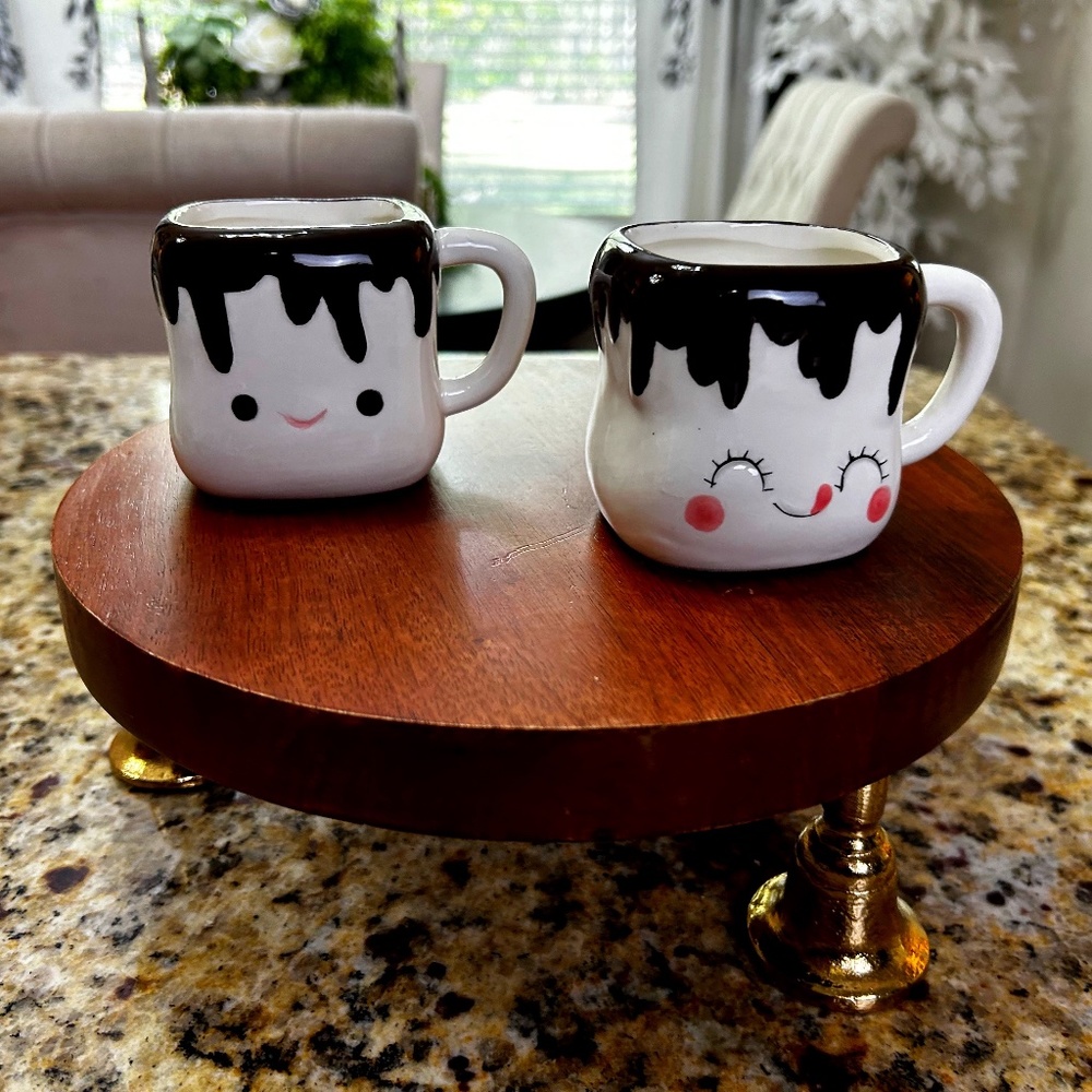 S'mores Ceramic Marshmallow Coffee mug Hot Chocolate Mug Espresso Mug